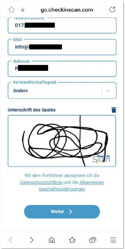Erklärung: Touristenanmeldung in Spanien ganz einfach, mit Check-in Scan